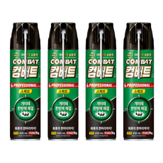 컴배트 스피드 에어졸 개미용 살충제, 450ml, 4개