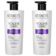 KERASYS Volume Clinic 蛋白質洗髮精花香粉末, 750ml, 2瓶