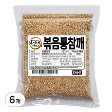 BokineMeokgeori 炒熟全芝麻, 300g, 6個