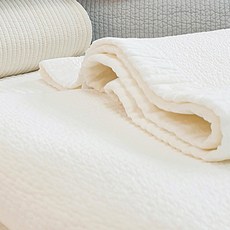 60支棉質薄墊, 白色