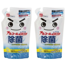 LEC 激落君 防菌電解水抗菌劑 補充包 300ml 廚房清潔 適用於砧板, 2包