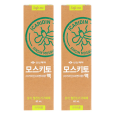 신신제약 모스키토액 이카리딘 라벤더향, 60ml, 2개