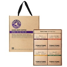 TOM N TOMS 綜合口味濾掛式咖啡組, 1組, 原裝咖啡 10入+埃塞俄比亞咖啡 10入+肯尼亞咖啡 10入+埃塞俄比亞咖啡 10入