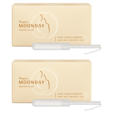 해피문데이 이지 탐폰, 라이트, 8개입, 2개