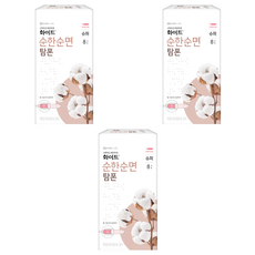 화이트 순한순면 탐폰, 8개입, 3개
