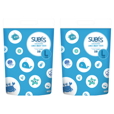 슈베스 팬티형 수영장 기저귀 아동용, 6매