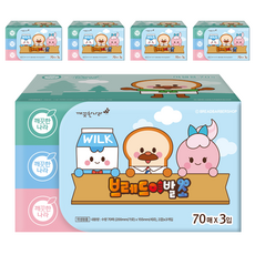 KLEANNARA 天才麵包理髮師旅行包衛生紙, 15包, 70張