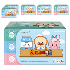 KLEANNARA 天才麵包理髮師旅行包衛生紙, 18包, 70張