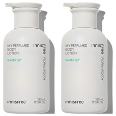 이니스프리 마이 퍼퓸드 바디로션 워터 릴리, 330ml, 2개