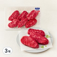 미국산 초이스 부채살 스테이크 (냉장), 2kg, 3개