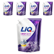 리큐 얼룩제거 올인원 일반용 액상세제 리필, 2.1L, 5개
