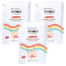i-vely nature 竹萃成分嬰兒洗衣精 蓮花香 1.2L, 3個