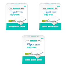Anyrelief 男女通用 Easy Care 衛生墊, 3個, 大型, 10枚入