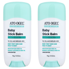 ATO OGEL 寶寶保濕棒, 2支, 15g