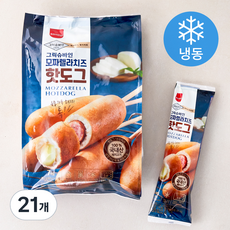 그릭슈바인 모짜렐라치즈 핫도그 (냉동), 80g, 7개입, 3개