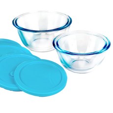 MASIONS 美心 耐熱玻璃多功能調理盆8件組, 調理盆8件, 1組