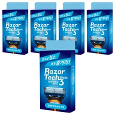 激光技術刀片剃須刀清潔劑, 5組, 1入