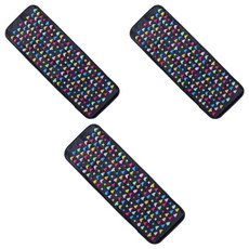 蜂蜜普通礫石墊腳壓板小 35 x 100 厘米, 3個, 混色