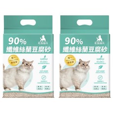 PetsTimes 毛孩時代 90%纖維絲蘭豆腐砂 6L, 2.5kg, 2包, 無香味
