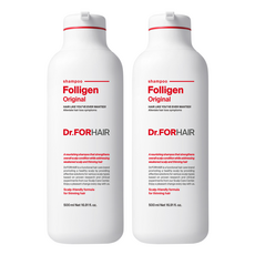 Dr.FORHAIR Folligen Original頭皮護理健髮洗髮精, 500ml, 2瓶