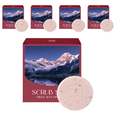 MURO 無路 喜馬拉雅粉紅鹽去角質皂 牡丹香, 5個, 100g