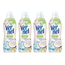Vernel Green 衣物柔軟精 椰子水與礦物質 正裝, 4個, 900ml
