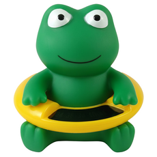日本EMPEX 可愛寶貝水溫計 澡盆玩具, 青蛙 綠色