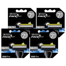 Dorco PACE POWER 7 剃須刀片, 4入, 4個