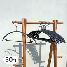 BOC 防滑旋轉式半圓衣架, 灰色, 30個