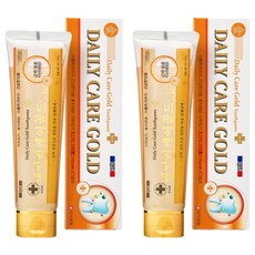 Daily Care黃金牙膏 亮白固齒 預防蛀牙 去除口臭 美齒效果, 200g, 2個