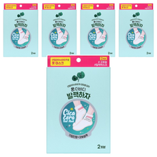 온더바디 코튼풋 발팩하자 풋 마스크, 2개입, 5개