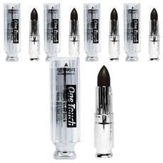 댕기머리 원터치 헤어 커버 스틱 4g, 흑색, 5개