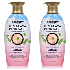 오가니스트 히말라야 핑크솔트 스케일링 샴푸, 500ml, 2개