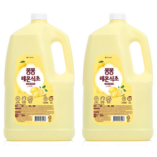 퐁퐁 레몬식초 주방세제 용기형, 3L, 2개