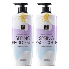 엘라스틴 퍼퓸 드 샴푸 스프링 프롤로그 아이리스 앤 머스크향, 600ml, 2개