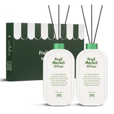 에이로마 후르츠마켓 디퓨저 550ml 2개입, 골든글로우, 1개