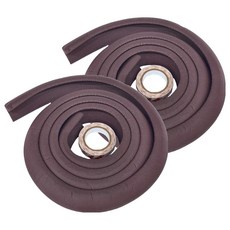 加厚泡棉寶寶保護防撞條 2條, 紅棕色, 1組