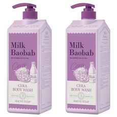 밀크바오밥 세라 바디워시 모브튤립, 1.2L, 2개