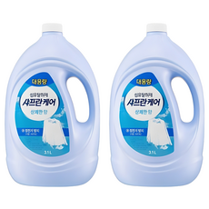 샤프란 케어 섬유탈취제 상쾌한 향 리필, 3.1L, 2개