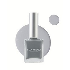 SUA MANO 指甲油, SM01 灰色, 1個, 10g