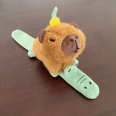 아트조이 동물 인형 팔찌 악어타바라 카피바라, 혼합색상, 1개, 10cm 혼합색상, 1개, 10cm
