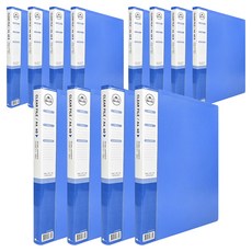 희망사무포인트 리클 클리어 파일 40매, 파랑, 12개