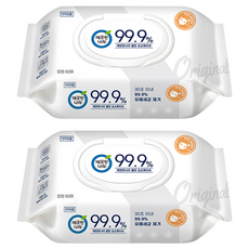 깨끗한나라 클린 손소독티슈 프라임 캡형, 60매, 2개