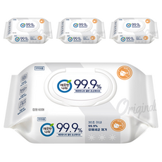 깨끗한나라 클린 손소독티슈 프라임 캡형, 60매, 4개