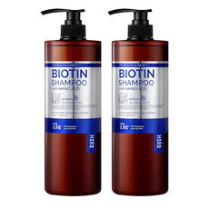 하라즈 헤어랩 플러스 비오틴 탈모완화 샴푸 머스키플로럴향, 1L, 2개