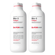Dr.FORHAIR 膠原蛋白Bio3 Folligen頭皮護理洗髮精 草本香, 2瓶, 500ml
