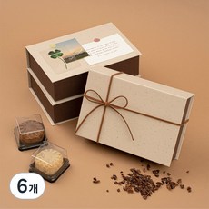 뮤니드 그레이스 카카오 지함 선물 상자 소, 혼합색상, 6개