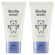 iBodle 臉部身體沐浴乳 綠色花香, 2個, 40ml