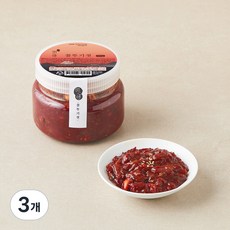 명심정 꼴뚜기젓, 500g, 3개