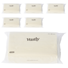 Vastly 3層臉部紙巾補充包, 66入, 6個